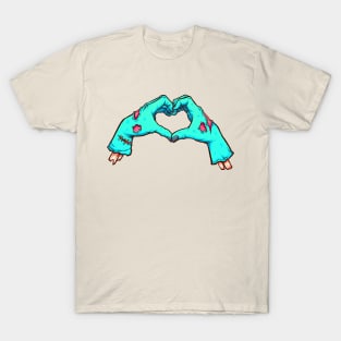 Zombie Heart Hands T-Shirt